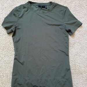 Theory Olive Short Sleeve Tee